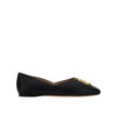 Black Calfskin Ballet FlatsDescription: – Composition: 100% calf leather – Inner: Leather – Insole: Leather – Sole: Leather – Round toe – Slip on – Iconic metal logo monogram – Made in Italy – Gender: WOMEN –Black Calfskin Ballet Flats${tagsBallyAulae Bla