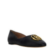 Black Calfskin Ballet FlatsDescription: – Composition: 100% calf leather – Inner: Leather – Insole: Leather – Sole: Leather – Round toe – Slip on – Iconic metal logo monogram – Made in Italy – Gender: WOMEN –Black Calfskin Ballet Flats${tagsBallyAulae Bla