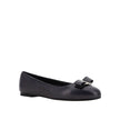 Black Calfskin Ballet FlatsDescription: – Composition: 100% calf leather – Inner: Leather – Insole: Leather – Sole: Leather – Round toe – Slip on – Top metal logo hardware – Made in Italy – Gender: WOMEN –Black Calfskin Ballet Flats${tagsSalvatore Ferraga