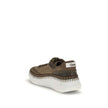 Nama SneakersThe Nama Sneakers by Chloé are made from a mix of suede calfskin and cracked shearling leather. They feature an iconic sole made of recycled materials, lightweight and ultra-comfortable, with a dotted effect. Finished with delicate saddle sti