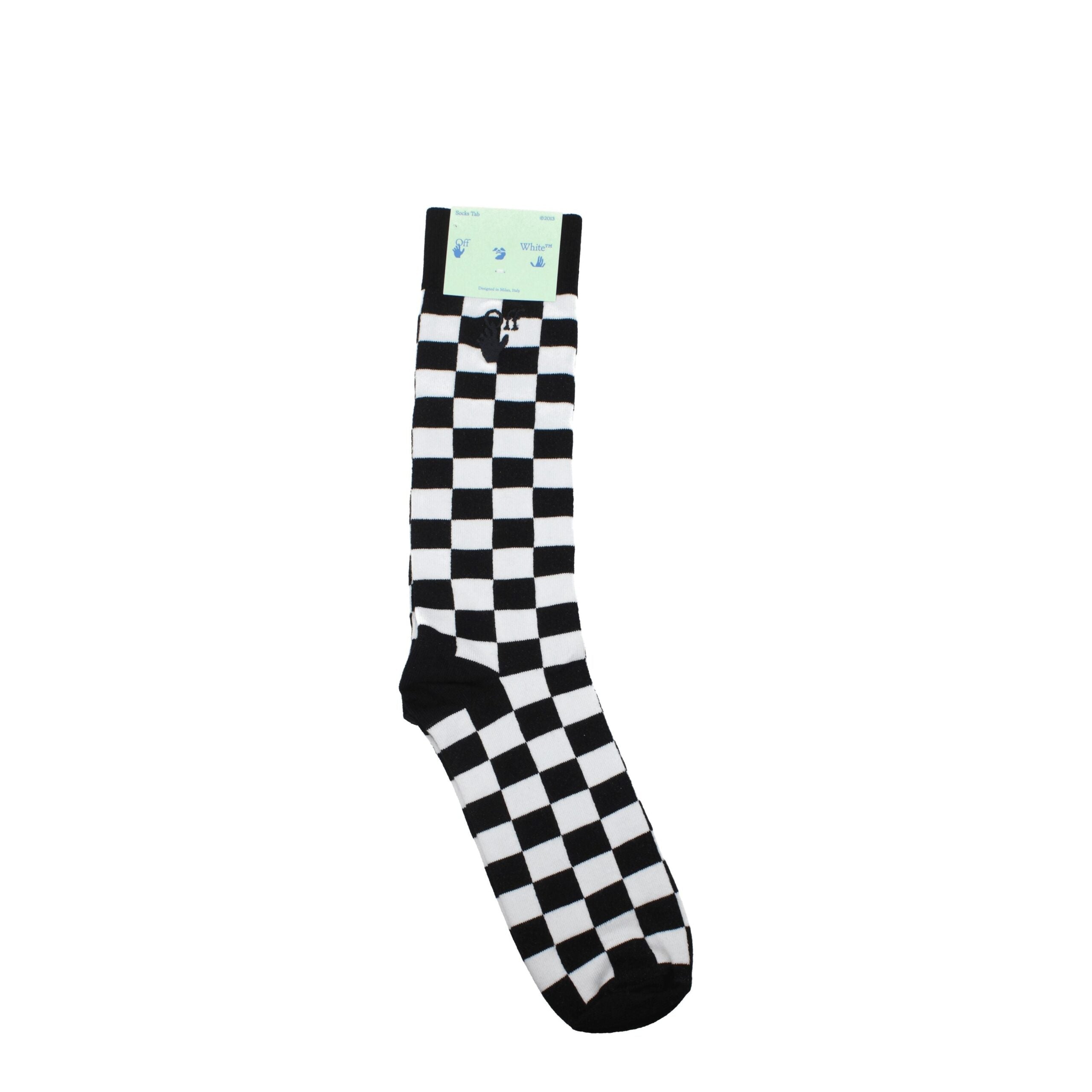 White Cotton SocksDescription: The product with MPN OMRA052KNI0020110 and code F72754 cotton in white is a socks designed by Off-White. It has features like side logo. Additional Info: Style: Casual Materials: Cotton Composition: 80% cotton – 17% polyamid