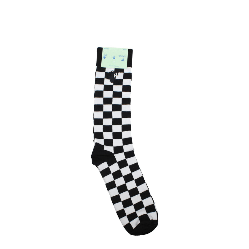 White Cotton SocksDescription: The product with MPN OMRA052KNI0020110 and code F72754 cotton in white is a socks designed by Off-White. It has features like side logo. Additional Info: Style: Casual Materials: Cotton Composition: 80% cotton – 17% polyamid