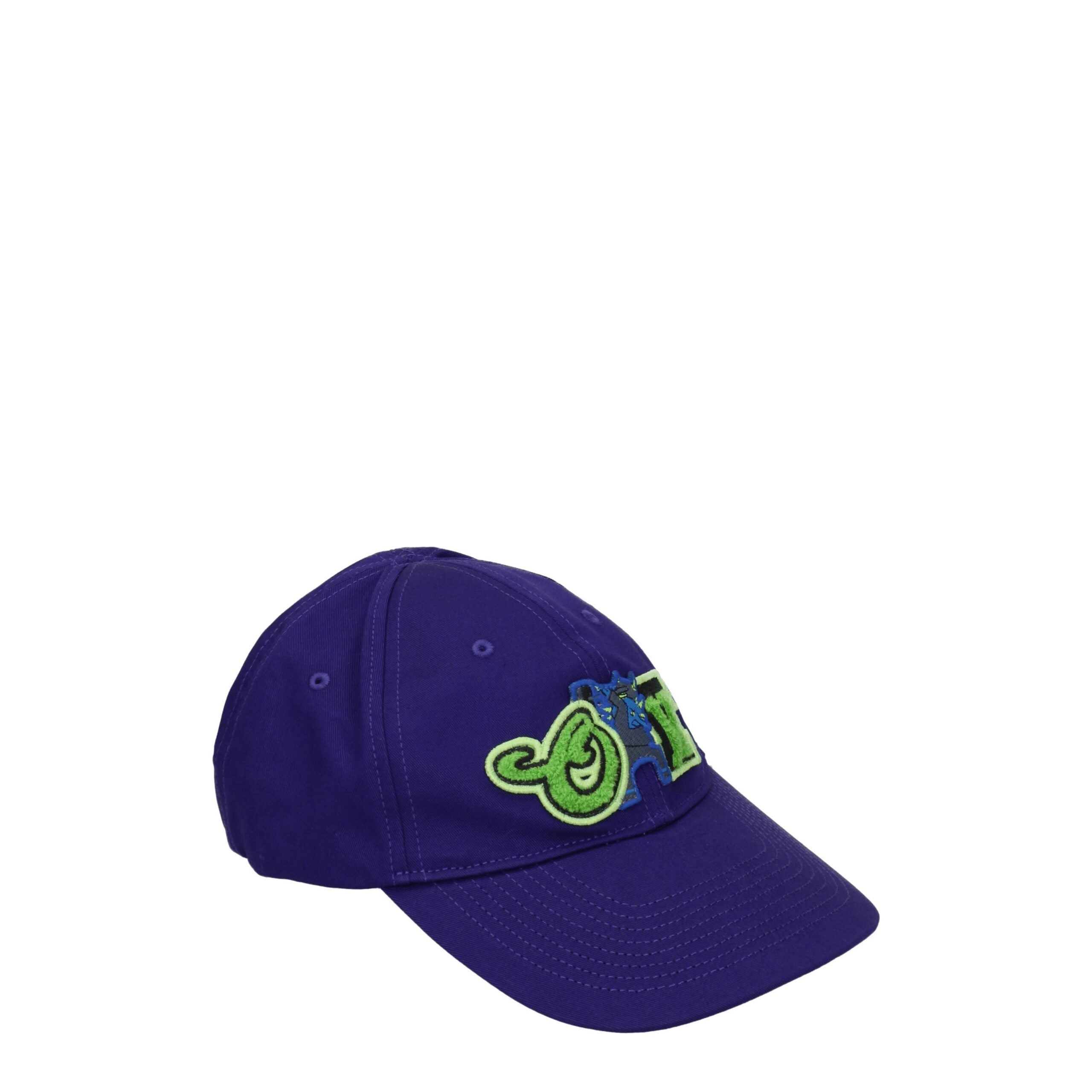 Purple Cotton Cap (Baseball Hat)Description: The product with MPN LOGOOMLB041FAB0033770 and code F76838 cotton in violet is a hats designed by Off-White. It has features like back adjustable straps, front logo. Additional Info: Style: Sporty Glam Material