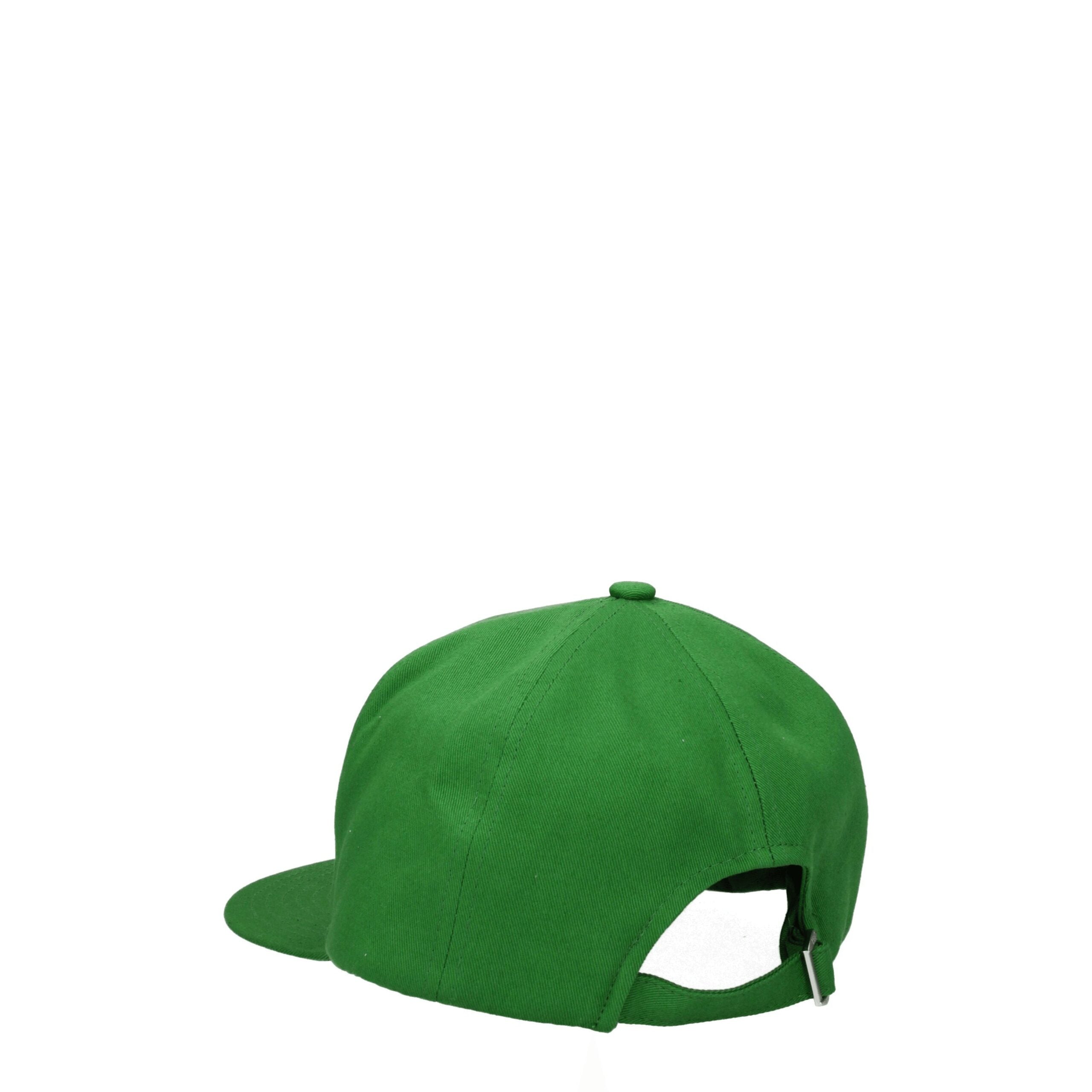 Green Cotton Cap (Baseball Hat)Description: The product with MPN PFD55AC881F4257 and code F77338 cotton in green is a hats designed by Kenzo. It has features like adjustable straps, front logo. Additional Info: Style: Street Closing type: Buckle Closure M