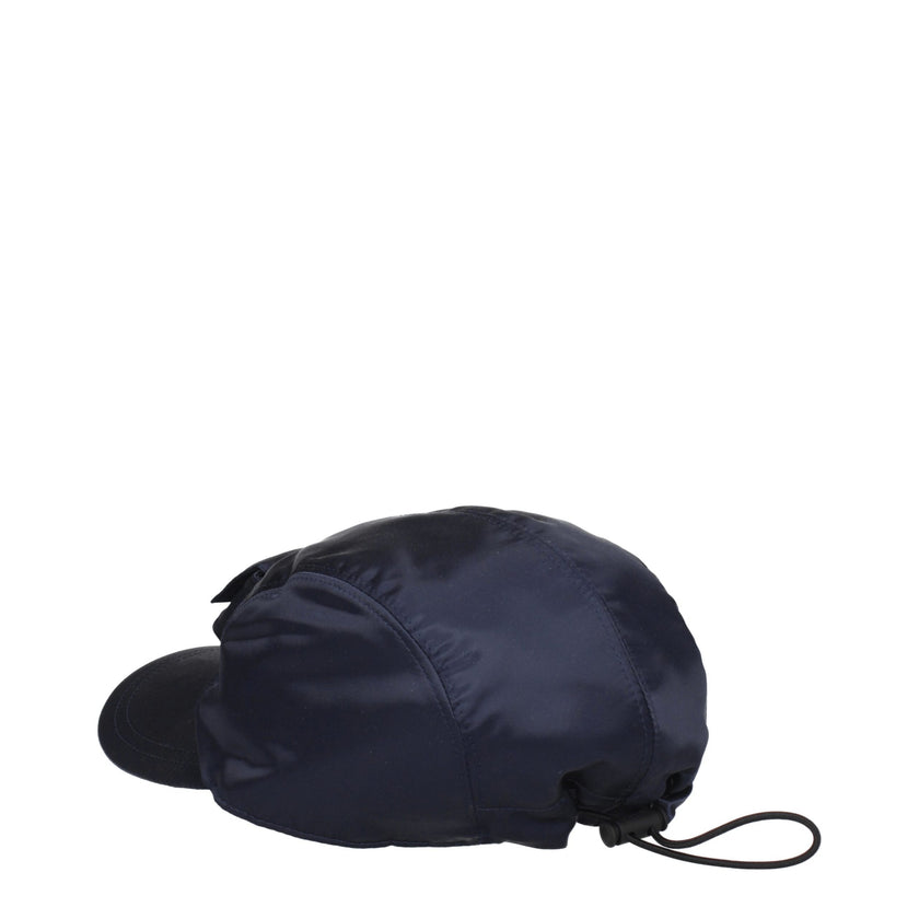 Blue Polyamide Cap (Baseball Hat)Description: The product with MPN FXQ929AMKVF0QA2 and code F78000 polyamide in blue is a hats designed by Fendi. It has features like front detail, front logo, back logo. Additional Info: Style: Street Closing type: Drawst