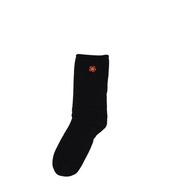 Black Cotton SocksDescription: The product with MPN PFC68SM191KSD99J and code F79178 cotton in black is a socks designed by Kenzo. Additional Info: Style: Casual Materials: Cotton Composition: 88% cotton – 8% polyamide – 4% lycra MPN: PFC68SM191KSD99J New