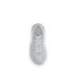 White Recycled Polyamide Athletic SneakersPrada’s Prax 2.0 Sneakers combine Re-Nylon and suede in a contemporary and elegant design. Featuring cotton lace-up fastening, they are embellished with the classic enameled metal triangle logo, the distinctive sy