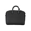 Black Polyester Handbagbriefcase 2 handles, adjustable and removable shoulder strap, 1 external pocket, lap-top case, 2 compartments, 1 internal pocket, pen holder spaces, document holder, zip, logo, 100% recycled polyesterBlack Polyester Handbag${tagsCal