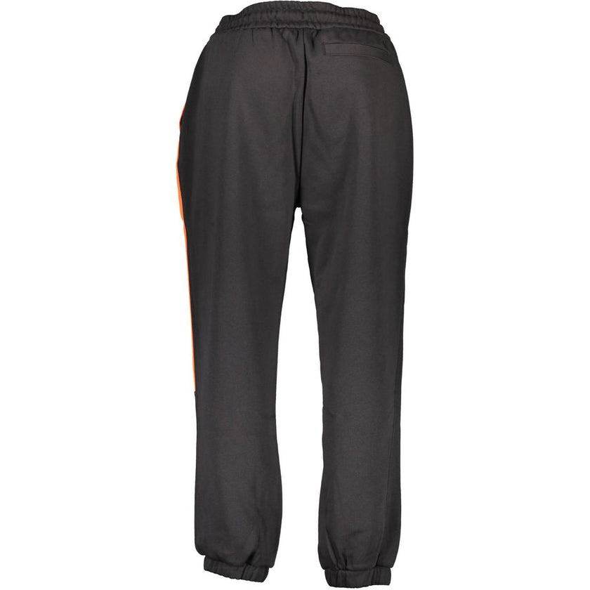 Black Cotton Pantsporty trousers, elastic waistband with laces, elastic at the ankle, 2 pockets, embroidery, contrasting details, logoBlack Cotton Pant${tagsCalvin KleinAulae Black Cotton Pant Calvin KleinAulae Black Cotton Pant sporty trousers, elastic w