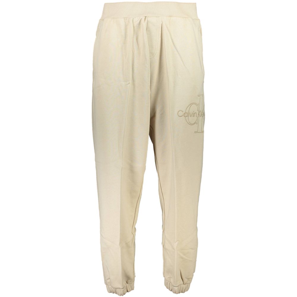 Beige Cotton Pantsports trousers, 3 pockets, elastic waist, elastic at the ankle, embroidery, logo, 50% transitional cottonBeige Cotton Pant${tagsCalvin KleinAulae Beige Cotton Pant Calvin KleinAulae Beige Cotton Pant sports trousers, 3 pockets, elastic w