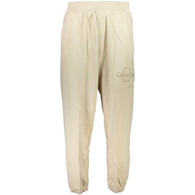 Beige Cotton Pantsports trousers, 3 pockets, elastic waist, elastic at the ankle, embroidery, logo, 50% transitional cottonBeige Cotton Pant${tagsCalvin KleinAulae Beige Cotton Pant Calvin KleinAulae Beige Cotton Pant sports trousers, 3 pockets, elastic w