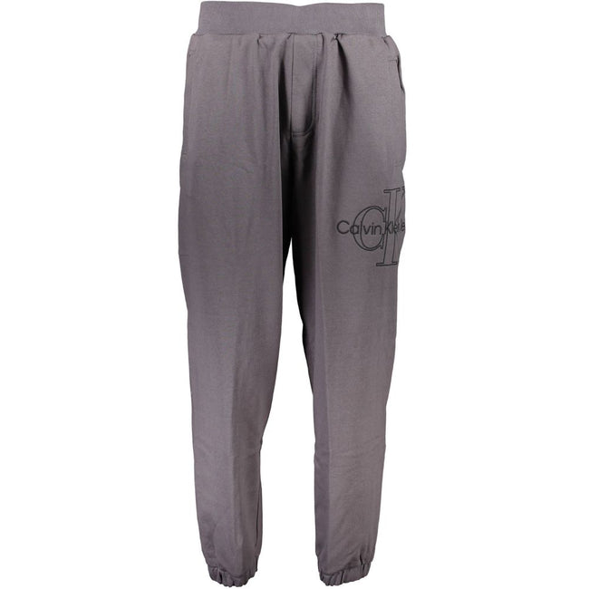 Gray Cotton Pantsports trousers, 3 pockets, elastic waist, elastic at the ankle, embroidery, logo, 50% transitional cottonGray Cotton Pant${tagsCalvin KleinAulae Gray Cotton Pant Calvin KleinAulae Gray Cotton Pant sports trousers, 3 pockets, elastic waist