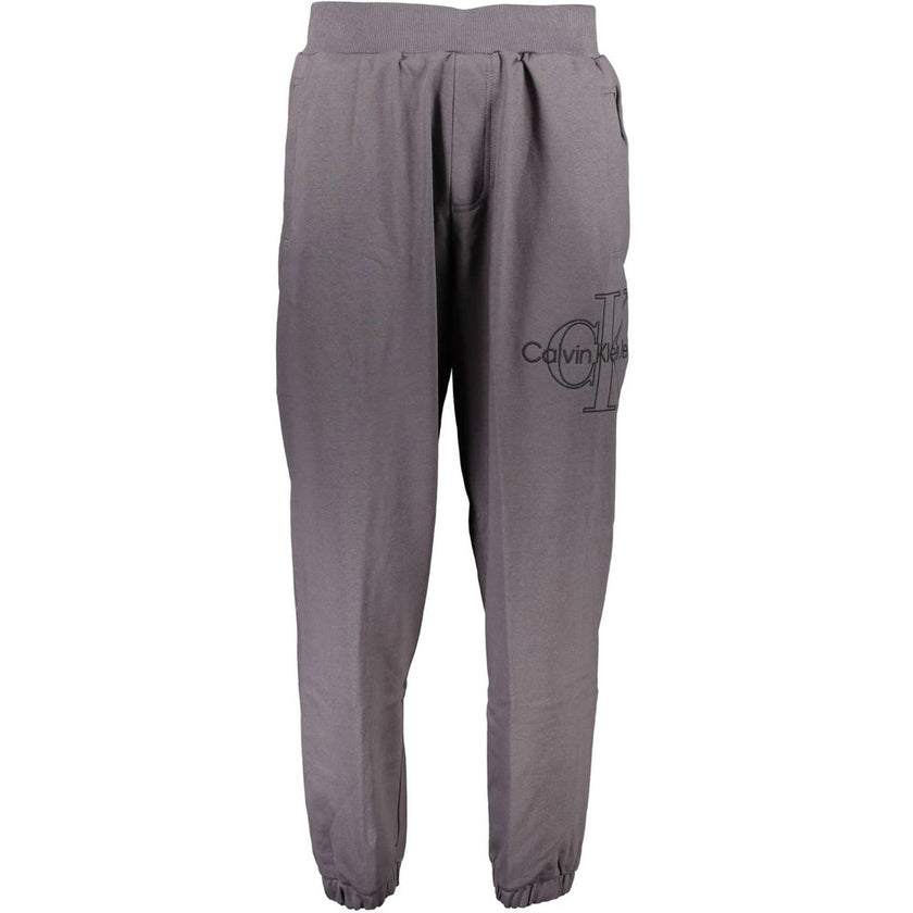 Gray Cotton Pantsports trousers, 3 pockets, elastic waist, elastic at the ankle, embroidery, logo, 50% transitional cottonGray Cotton Pant${tagsCalvin KleinAulae Gray Cotton Pant Calvin KleinAulae Gray Cotton Pant sports trousers, 3 pockets, elastic waist