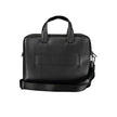 Black Polyester AccessoryBRIEFCASE WITH 2 HANDLES, ADJUSTABLE AND REMOVABLE SHOULDER STRAP, 1 EXTERNAL POCKET, 1 LAP-TOP COMPARTMENT, 1 INTERNAL POCKET, INTERNAL PEN HOLDER SPACES, CONTRASTING DETAILS, ZIP CLOSURE, LOGO, RECYCLED POLYESTERBlack Polyester