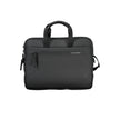 Black Polyester AccessoryBRIEFCASE CONVERTIBLE INTO A BACKPACK, 2 HANDLES, ADJUSTABLE AND REMOVABLE SHOULDER STRAP, 1 HANDLE, ADJUSTABLE STRAPS, 3 EXTERNAL POCKETS, 1 INTERNAL COMPARTMENT FOR LAP-TOP HOLDER, PEN HOLDER SPACES, CONTRASTING DETAILS, ZIP CLO