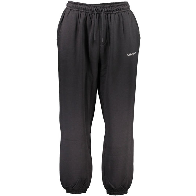 Black Cotton PantSPORTS TROUSERS WITH ELASTIC WAIST AND LACES, FLEECE, 2 POCKETS, 1 BACK POCKET, ELASTIC AT THE ANKLE, EMBROIDERY, LOGO, TRANSITIONAL COTTONBlack Cotton Pant${tagsCalvin KleinAulae Black Cotton Pant Calvin KleinAulae Black Cotton Pant SPOR