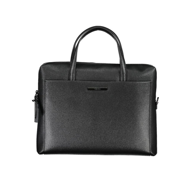 Black Polyester AccessoryBRIEFCASE WITH 2 HANDLES, ADJUSTABLE AND REMOVABLE SHOULDER STRAP, 1 EXTERNAL POCKET, 1 INTERNAL COMPARTMENT FOR LAP-TOP HOLDER, 1 INTERNAL POCKET, LOGOBlack Polyester Accessory${tagsCalvin KleinAulae Black Polyester Accessory Cal