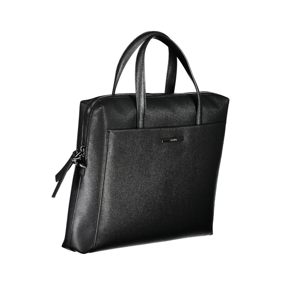 Black Polyester AccessoryBRIEFCASE WITH 2 HANDLES, ADJUSTABLE AND REMOVABLE SHOULDER STRAP, 1 EXTERNAL POCKET, 1 INTERNAL COMPARTMENT FOR LAP-TOP HOLDER, 1 INTERNAL POCKET, LOGOBlack Polyester Accessory${tagsCalvin KleinAulae Black Polyester Accessory Cal