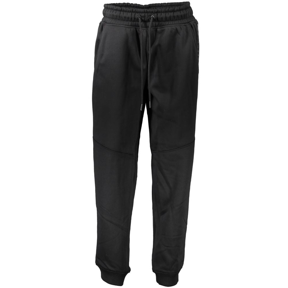 Black Polyester PantSPORTS TROUSERS, FLEECE INSIDE, ELASTIC WAIST WITH LACES, ELASTIC AT THE ANKLE, 2 POCKETS, CONTRAST DETAILS, LOGO, 50% RECYCLED POLYESTERBlack Polyester Pant${tagsCalvin KleinAulae Black Polyester Pant Calvin KleinAulae Black Polyester