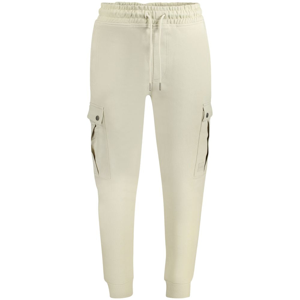 Beige Cotton PantSPORTS TROUSERS, BRUSHED, ELASTIC WAIST WITH LACES, 3 POCKETS, 2 SIDE POCKETS, ANKLE CUFF, LOGOBeige Cotton Pant${tagsHugo BossAulae Beige Cotton Pant Hugo BossAulae Beige Cotton Pant SPORTS TROUSERS, BRUSHED, ELASTIC WAIST WITH LACES, 3