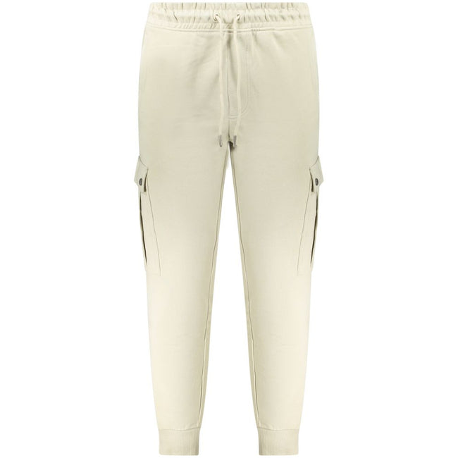 Beige Cotton PantSPORTS TROUSERS, ELASTIC WAIST WITH LACES, BRUSHED, ANKLE CUFF, 3 POCKETS, 2 SIDE POCKETS, LOGO, ORGANIC COTTONBeige Cotton Pant${tagsHugo BossAulae Beige Cotton Pant Hugo BossAulae Beige Cotton Pant SPORTS TROUSERS, ELASTIC WAIST WITH LA