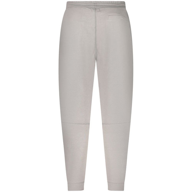 Gray Cotton PantSPORTS TROUSERS, BRUSHED, ELASTIC WAIST WITH LACES, 3 POCKETS, ANKLE CUFF, LOGOGray Cotton Pant${tagsHugo BossAulae Gray Cotton Pant Hugo BossAulae Gray Cotton Pant SPORTS TROUSERS, BRUSHED, ELASTIC WAIST WITH LACES, 3 POCKETS, ANKLE CUFF,
