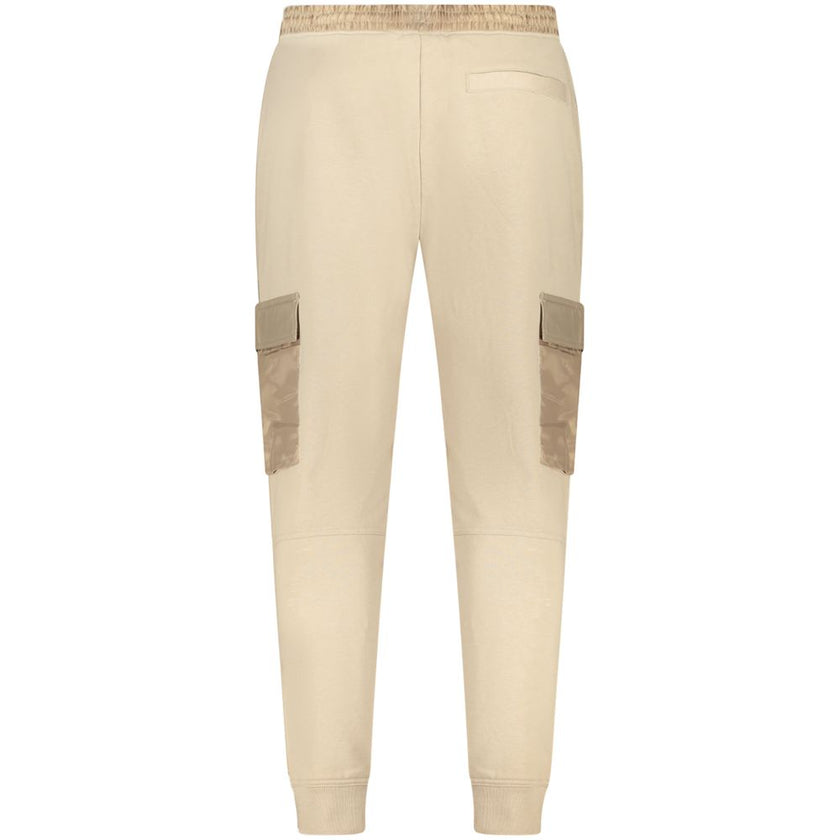 Beige Cotton PantSPORTS TROUSERS, ELASTIC WAIST WITH LACES, BRUSHED, 3 POCKETS, 2 SIDE POCKETS, ANKLE CUFF, EMBROIDERY, LOGOBeige Cotton Pant${tagsHugo BossAulae Beige Cotton Pant Hugo BossAulae Beige Cotton Pant SPORTS TROUSERS, ELASTIC WAIST WITH LACES,
