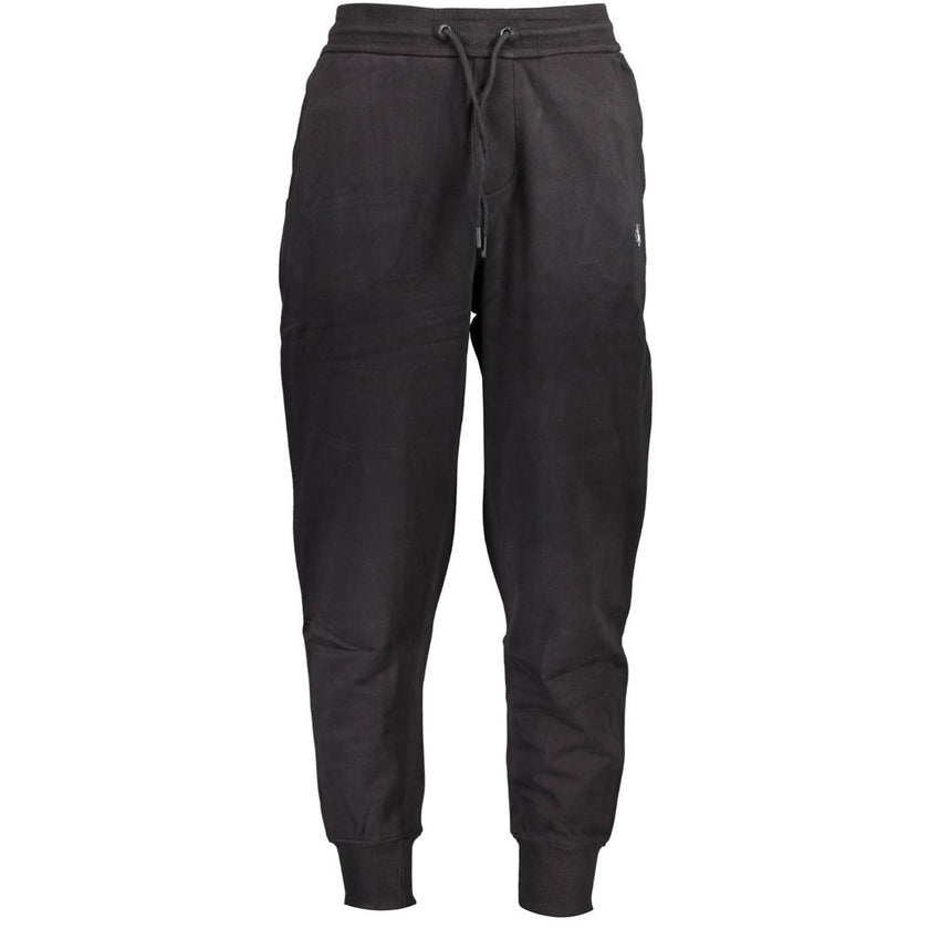Black Cotton PantBRUSHED SPORTS TROUSERS, ELASTIC WAIST WITH LACES, ANKLE CUFFS, 3 POCKETS, PRINT, LOGOBlack Cotton Pant${tagsCalvin KleinAulae Black Cotton Pant Calvin KleinAulae Black Cotton Pant BRUSHED SPORTS TROUSERS, ELASTIC WAIST WITH LACES, ANKLE