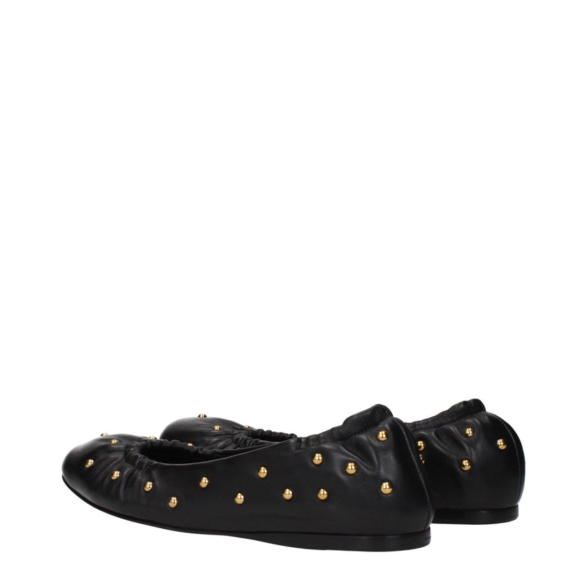 Black Leather Ballet FlatsDescription: The product with MPN CHC24A03QMH001 and code F84743 leather in black is a ballet flats designed by Chloé. It has features like studs.Black Leather Ballet Flats${tagsChloéAulae Black Leather Ballet Flats ChloéAulae Bl