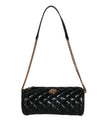 Black Mini Quilted Lambskin Leather Crossbody Sling Borse BagVERSACE Absolutely stunning, 100% Authentic brand new Versace bag. Brand logo, solid color, crossbody strap, and zipper fastening.Model: Crossbody bagColor: BlackMaterial: AOS 100%, 60% Cotton,