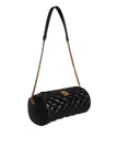 Black Mini Quilted Lambskin Leather Crossbody Sling Borse BagVERSACE Absolutely stunning, 100% Authentic brand new Versace bag. Brand logo, solid color, crossbody strap, and zipper fastening.Model: Crossbody bagColor: BlackMaterial: AOS 100%, 60% Cotton,