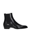 Black Leather Ankle BootsDescription: The product with MPN 353673174C38NO and code F84768 leather in black is a ankle boots designed by Celine. Additional Info: Closing type: Closure with Elastic Materials: Leather Shoe sole: Leather Shoe tip: Pointy toe