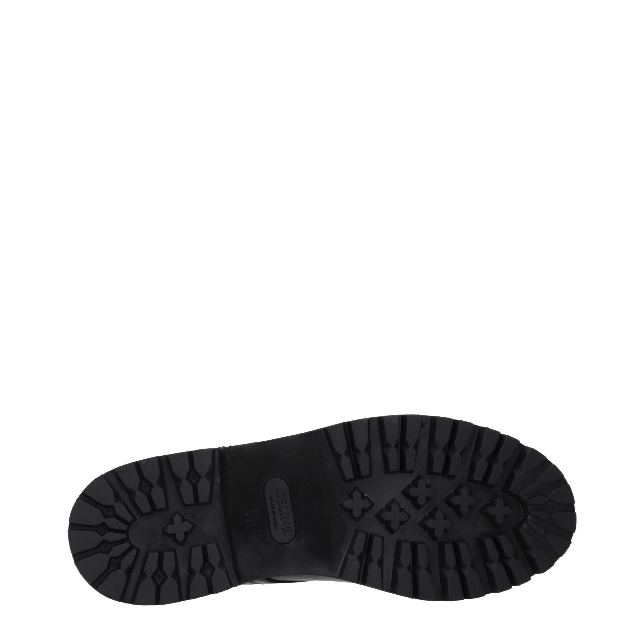 Black Leather Ankle BootsDescription: The product with MPN 356763882C38NO and code F84771 leather in black is a ankle boots designed by Celine. It has features like side logo, back logo. Additional Info: Closing type: Zip Closure Shoe sole: Rubber Heel he