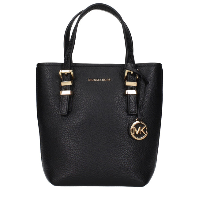 Black Leather HandbagsDescription: The product with MPN 32S5GQNC0LBLACK and code F84573 leather in black is a handbags designed by Michael Kors. It has features like front logo, front detail, removable details, adjustable shoulder, removable shoulder, adj
