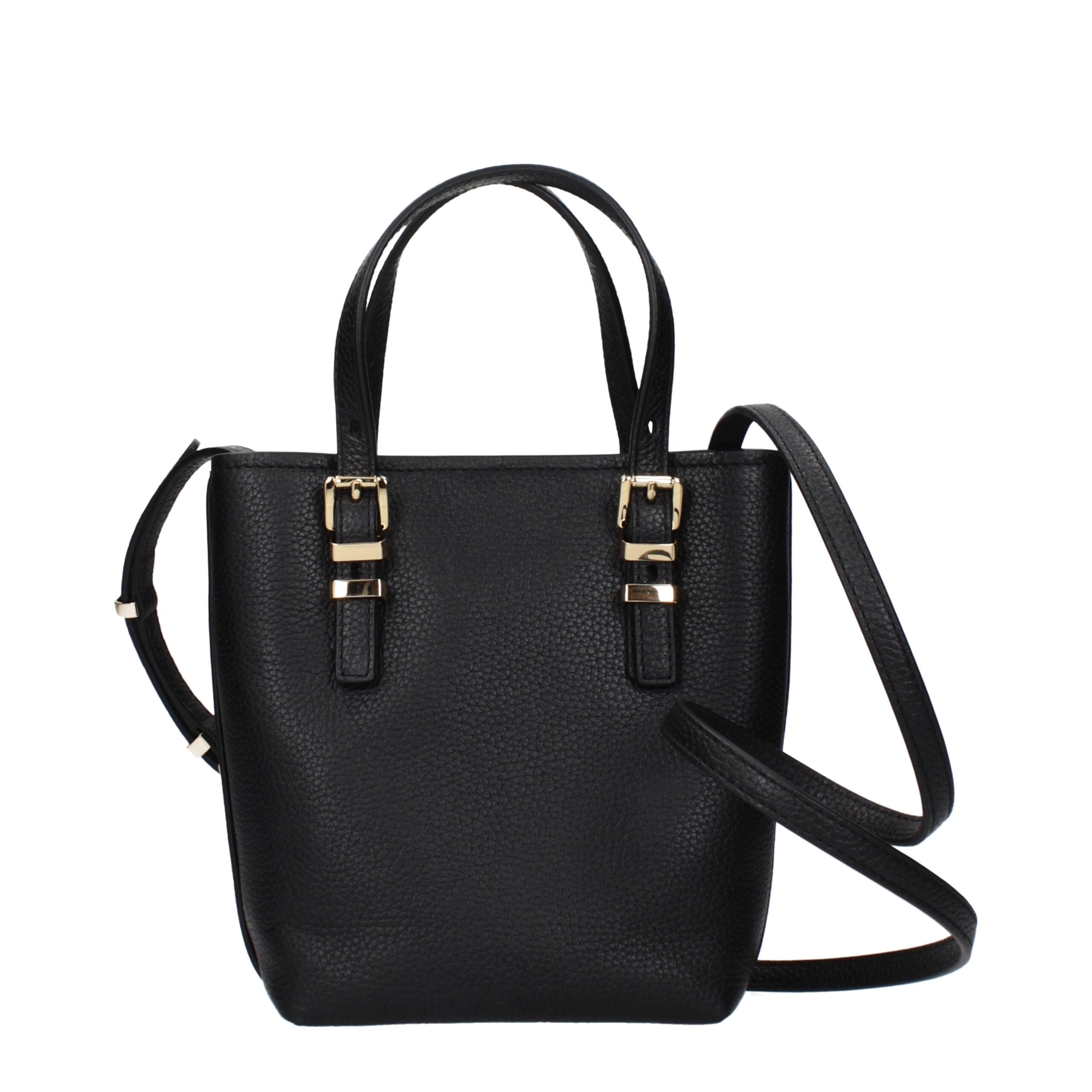 Black Leather HandbagsDescription: The product with MPN 32S5GQNC0LBLACK and code F84573 leather in black is a handbags designed by Michael Kors. It has features like front logo, front detail, removable details, adjustable shoulder, removable shoulder, adj
