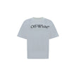 White Cotton T-ShirtCotton Big Bookish Skate T-Shirt by Off-White, features ribbed crew neck, contrasting iconic brand monogram on front, monochrome pattern, regular fit. Season: AW25 Composition: 100% Cotton MADE IN PORTUGALWhite Cotton T-Shirt${tagsOff-
