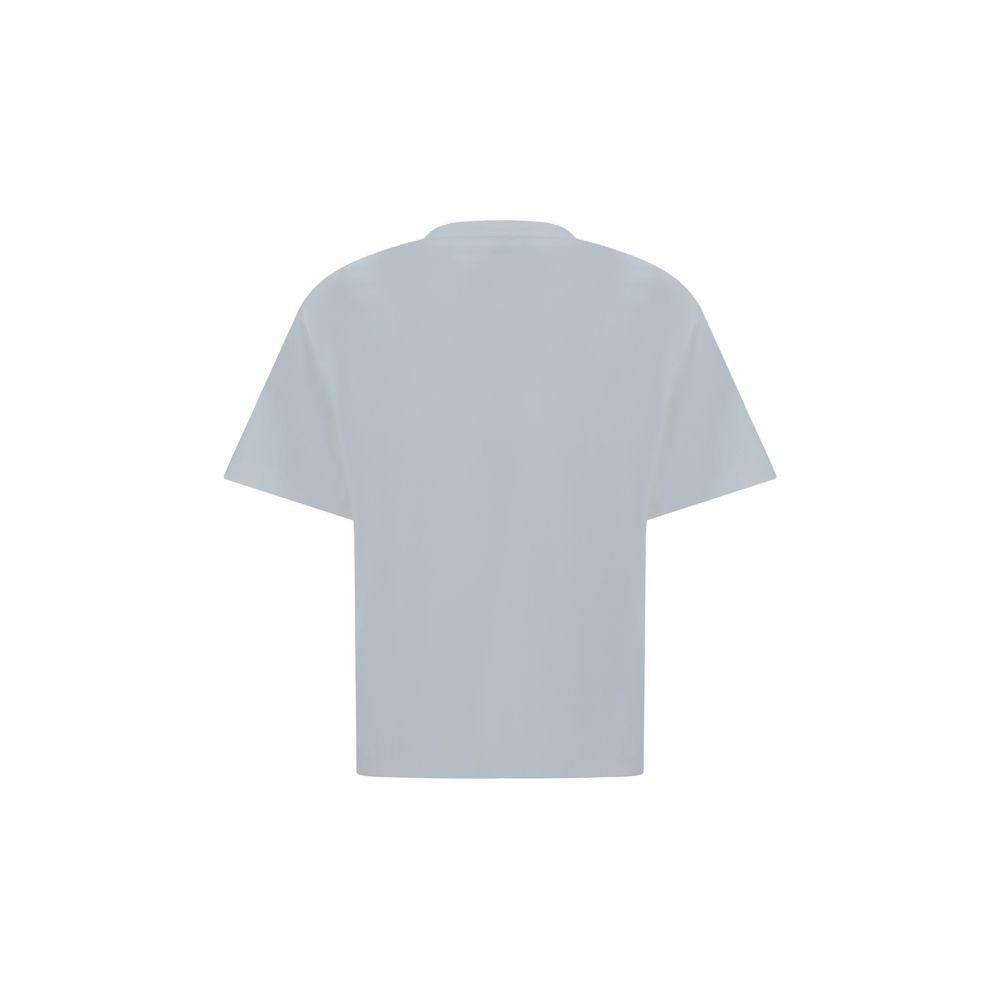 White Cotton T-ShirtCotton Big Bookish Skate T-Shirt by Off-White, features ribbed crew neck, contrasting iconic brand monogram on front, monochrome pattern, regular fit. Season: AW25 Composition: 100% Cotton MADE IN PORTUGALWhite Cotton T-Shirt${tagsOff-