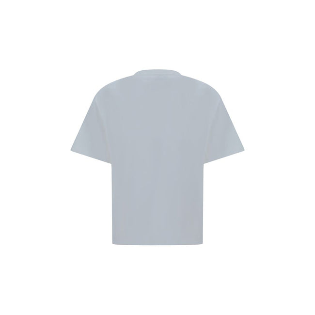 White Cotton T-ShirtCotton Big Bookish Skate T-Shirt by Off-White, features ribbed crew neck, contrasting iconic brand monogram on front, monochrome pattern, regular fit. Season: AW25 Composition: 100% Cotton MADE IN PORTUGALWhite Cotton T-Shirt${tagsOff-