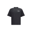 Black Cotton T-ShirtCotton Script Skate T-Shirt by Off-White features a minimalist and distinctive design with a ribbed crew neck that enhances its simplicity. The brand’s iconic monogram, placed on both the front and back, adds a recognizable touch and e