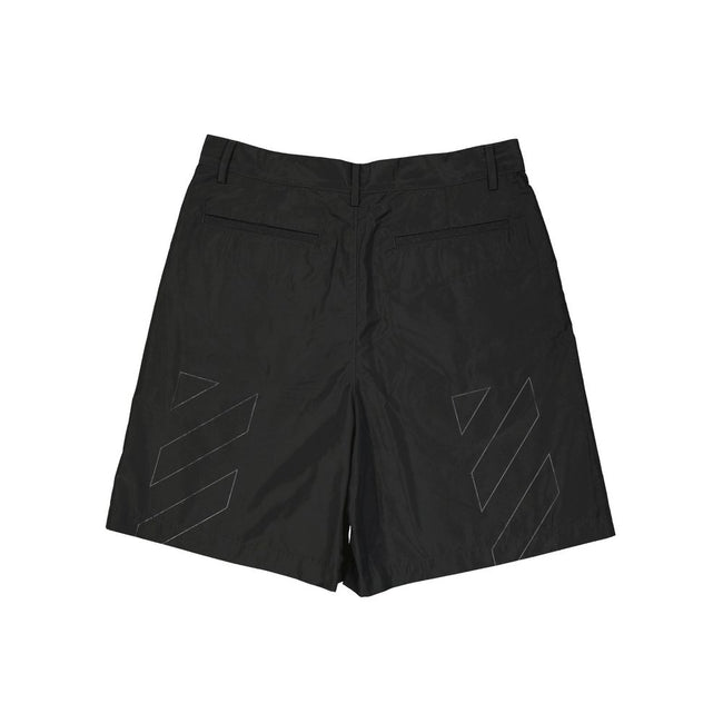 Black Polyester Short And Mini ShortsDescription: – Composition: 100% Polyester – Two side pockets – Belt loops – Machine wash – Two back pockets – Hook, button and zip closure – Made in Italy – Gender: MEN –Black Polyester Short And Mini Shorts${tagsOff-