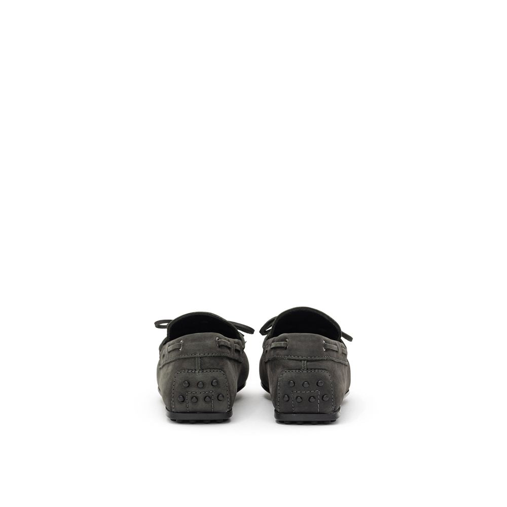 Mocassins Tod's en cuir nubuck gris