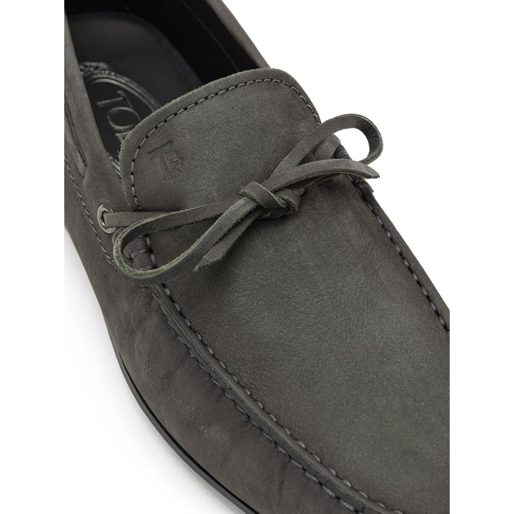 Mocassins Tod's en cuir nubuck gris