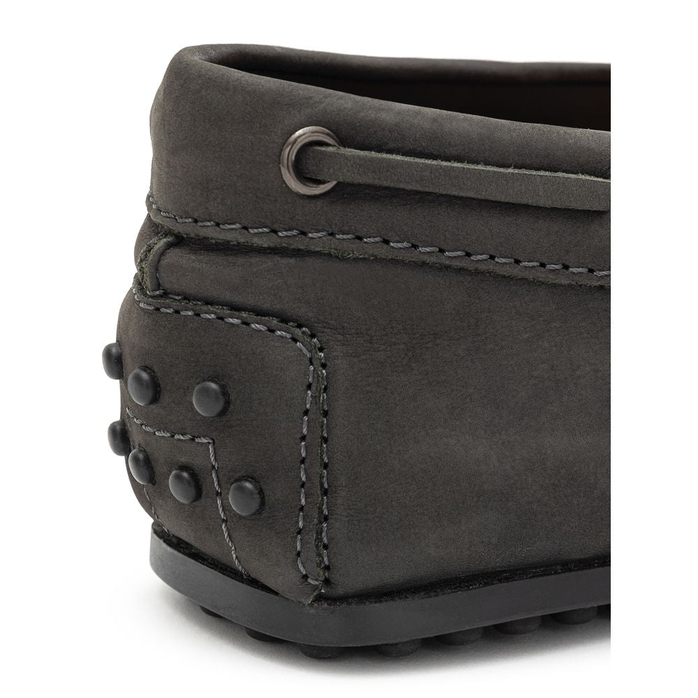 Mocassins Tod's en cuir nubuck gris