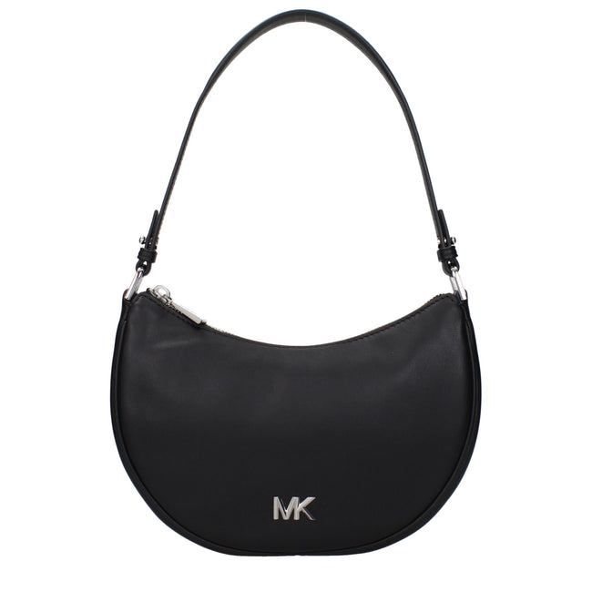 Black Leather Shoulder BagsDescription: The product with MPN 32S5S8QU1LBLACK and code F84575 leather in black is a shoulder bags designed by Michael Kors. It has features like front logo, removable handle, adjustable shoulder, removable shoulder.Black Lea