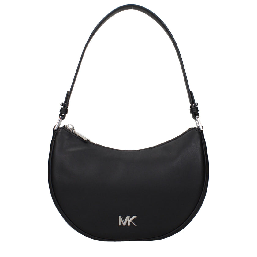 Black Leather Shoulder BagsDescription: The product with MPN 32S5S8QU1LBLACK and code F84575 leather in black is a shoulder bags designed by Michael Kors. It has features like front logo, removable handle, adjustable shoulder, removable shoulder.Black Lea