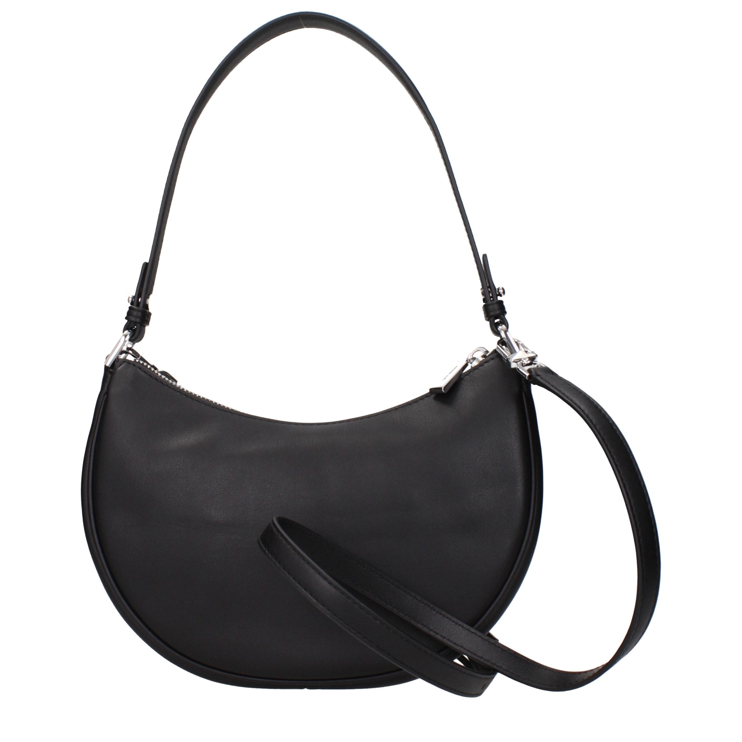 Black Leather Shoulder BagsDescription: The product with MPN 32S5S8QU1LBLACK and code F84575 leather in black is a shoulder bags designed by Michael Kors. It has features like front logo, removable handle, adjustable shoulder, removable shoulder.Black Lea
