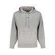 Gray Cotton Men SweaterElevate your leisurewear with the sophistication of Hugo Boss. This long-sleeved, hooded sweatshirt is the epitome of comfort meets style. Brushed for a luxuriously soft feel with a central pocket for functionality, it’s adorned wit