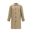 Brown Cotton CoatThe Chevington Reversible Coat by Burberry is crafted from cotton and finished with a clean design that balances functionality and style. Featuring a classic collar, long sleeves, and a button front closure, it stands out for its reversib