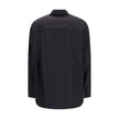 Black Polyester Dress ShirtThe Shirt in Technical Polyester Satin Moncler x EE72 collection by Edward Enninful and finished with a nylon laqué yoke lining, it features a classic shirt collar, button closure, adjustable cuffs, and a back strap with snap bu