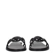 Black Leather SlippersDescription: The product with MPN 1018364D2VE1B000 and code F84877 patent leather in black is a slippers and clogs designed by Versace. It has features like front logo.Black Leather Slippers${tagsVersaceAulae Black Leather Slippers V